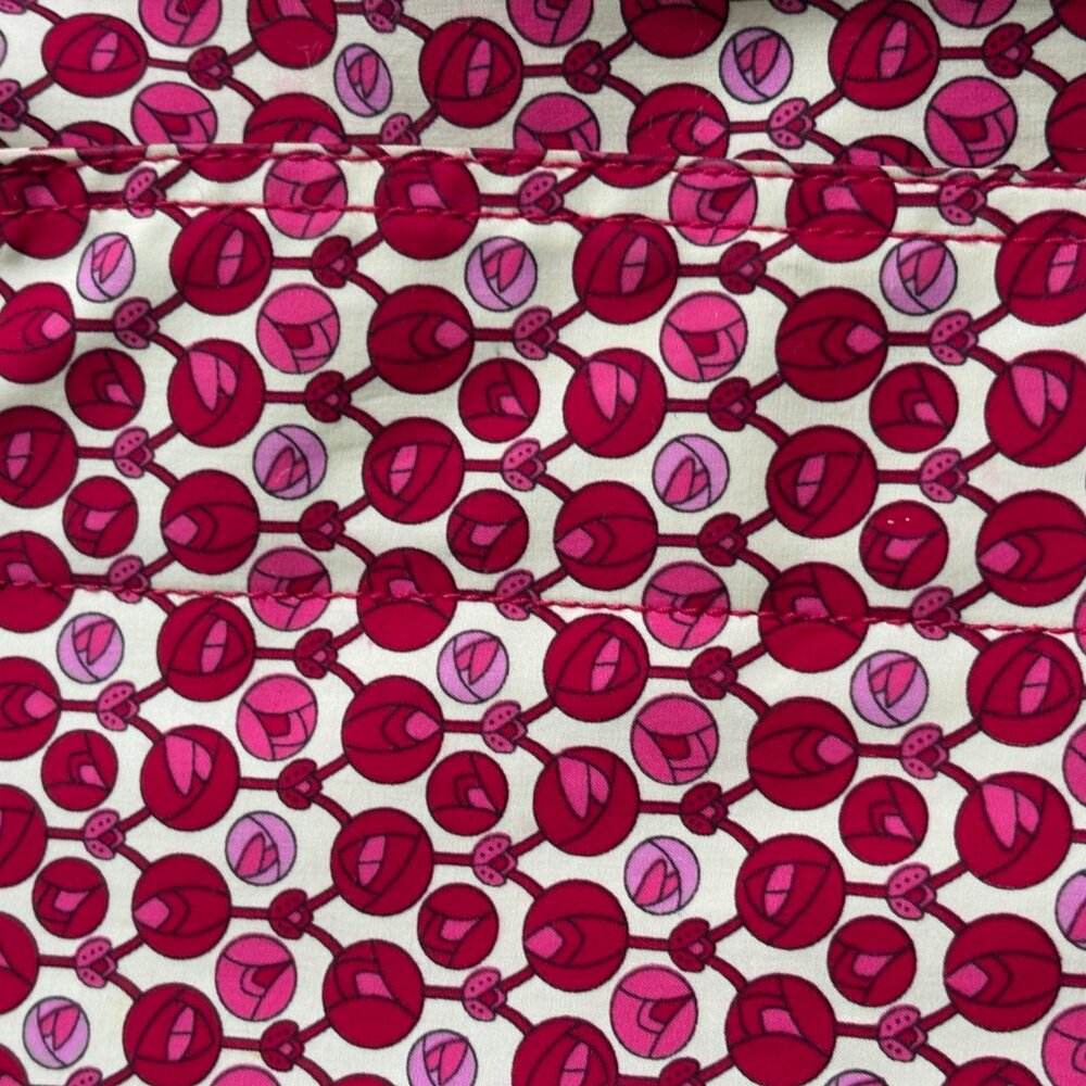 Gap Tulip Print Button Front Coat With Self Belt … - image 7